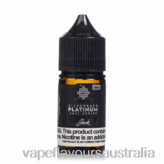 Vape Australia Jack - Silverback Platinum Series Salts - 30mL 25mg